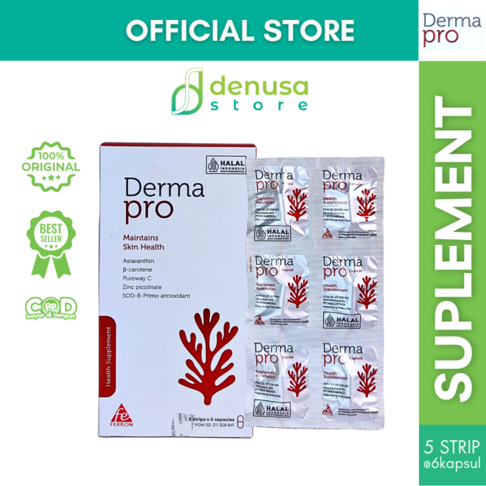 Derma Pro Maintains Skin Health 1 Kotak 5 Strip 6 Kapsul