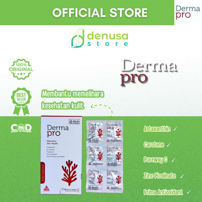 Derma Pro Maintains Skin Health 1 Kotak 5 Strip 6 Kapsul