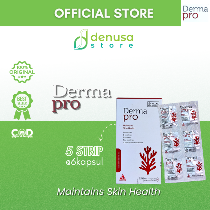 Derma Pro Maintains Skin Health 1 Kotak 5 Strip 6 Kapsul