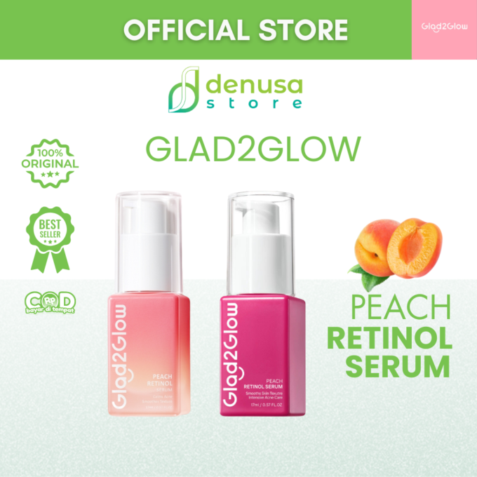 Glad2Glow Peach Retinol Serum 17ml