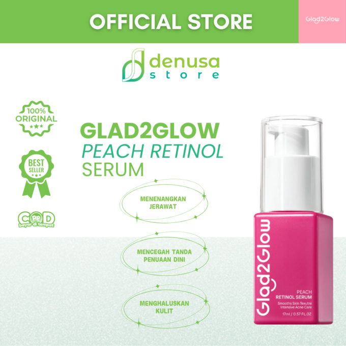 Glad2Glow Peach Retinol Serum 17ml