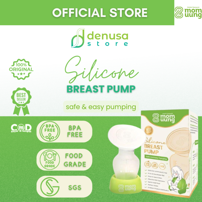 Mom Uung Silicone Breast Pump 120 ml