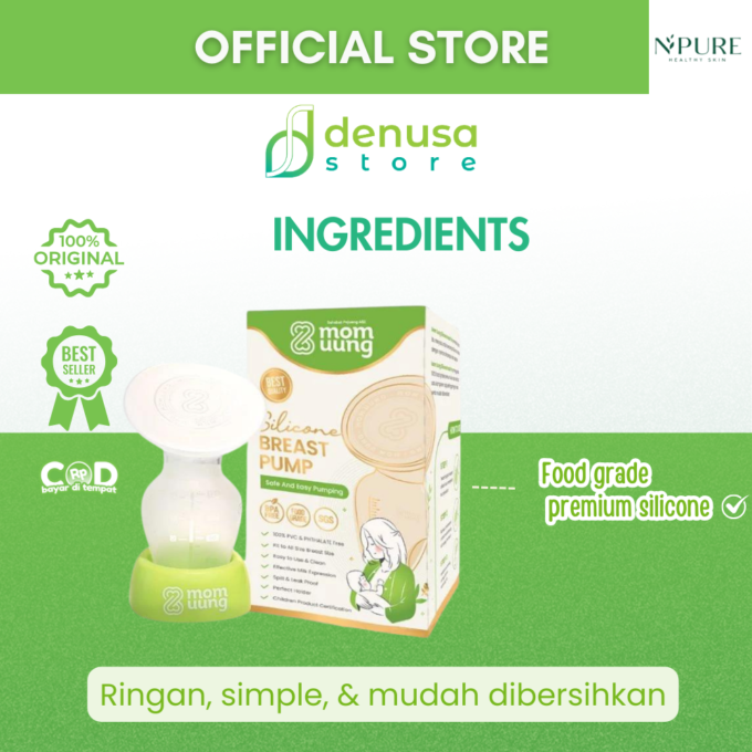 Mom Uung Silicone Breast Pump 120 ml