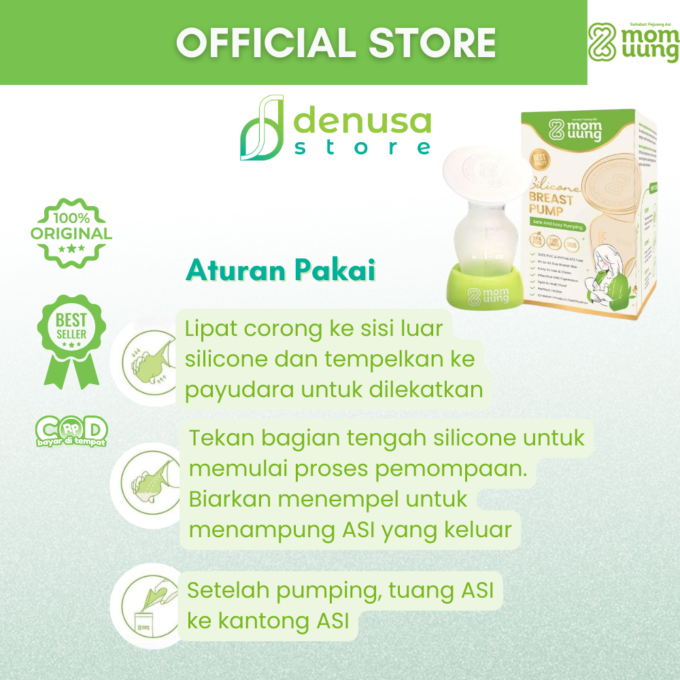 Mom Uung Silicone Breast Pump 120 ml