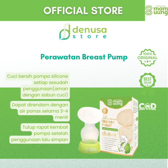 Mom Uung Silicone Breast Pump 120 ml