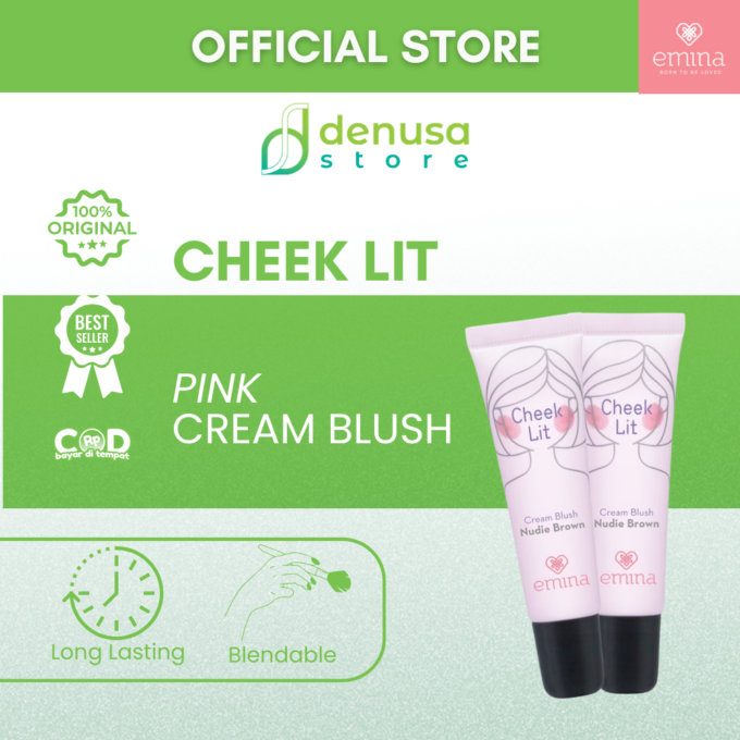 Emina Cheek Lit Cream Blush Pink 10 ml