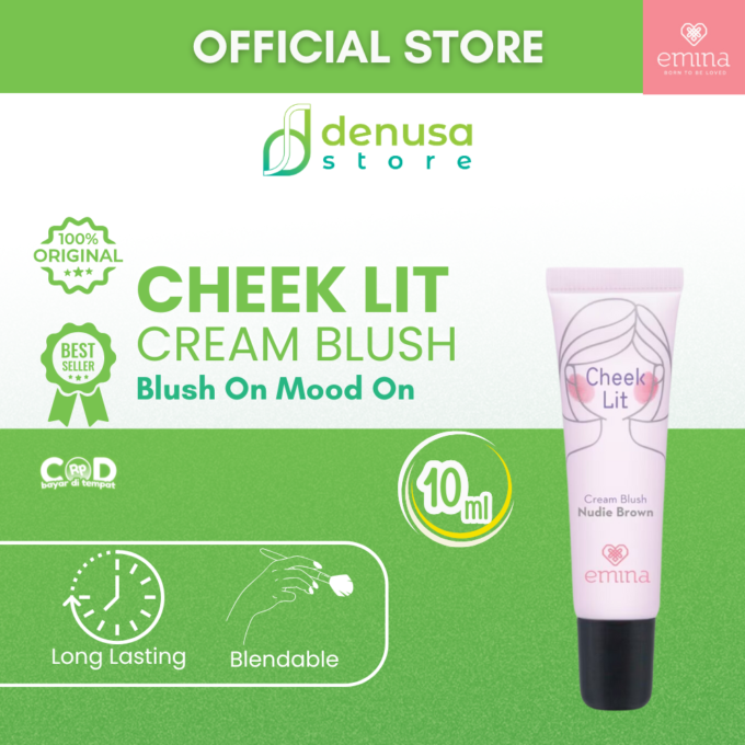 Emina Cheek Lit Cream Blush Pink 10 ml