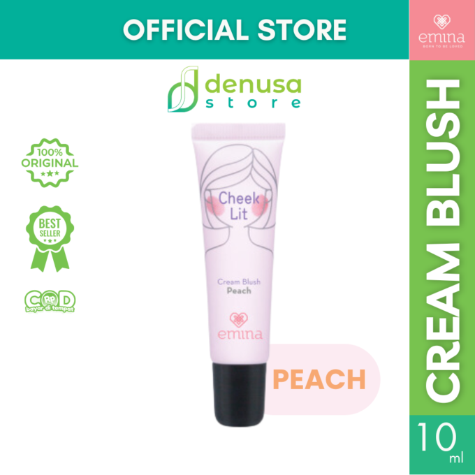 Emina Cheek Lit Cream Blush Peach 10 ml