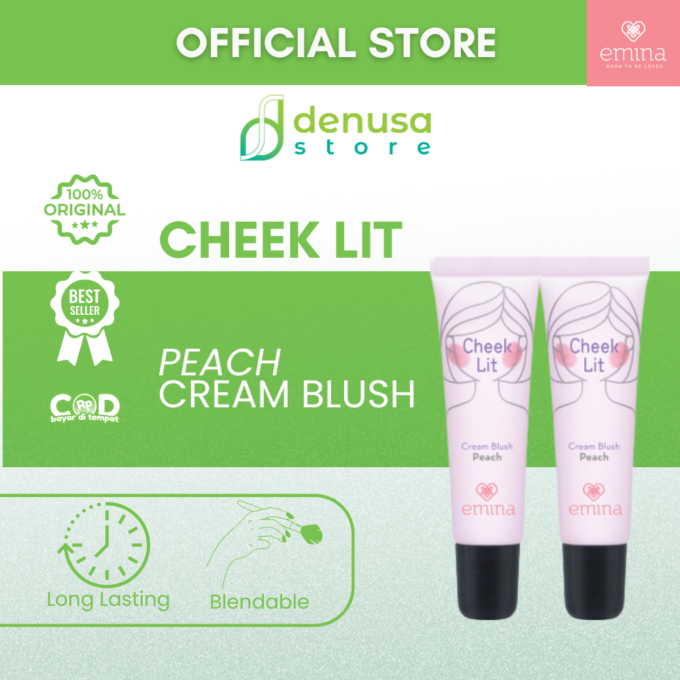 Emina Cheek Lit Cream Blush Peach 10 ml