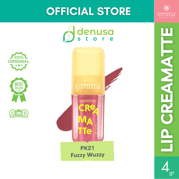 Emina Creamatte SPF20 PA++ Pk21 Fuzzy Wuzzy 4 g