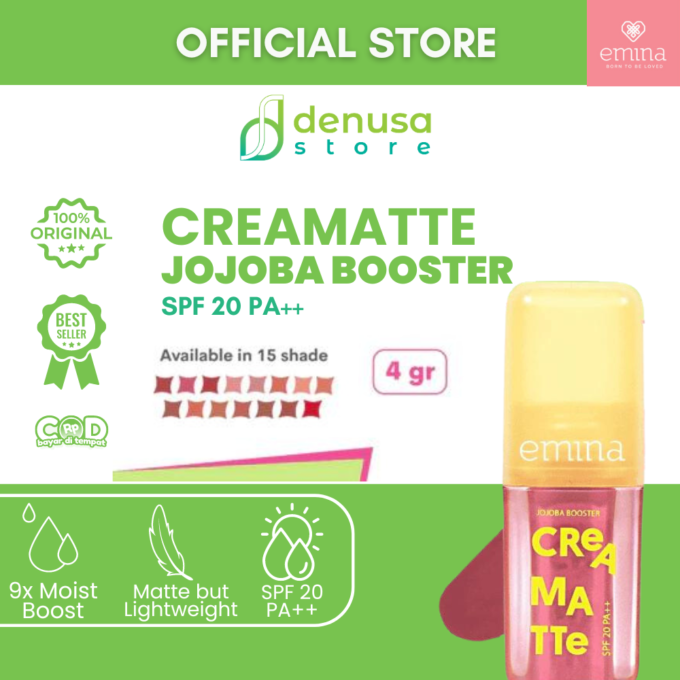 Emina Creamatte SPF20 PA++ Pk21 Fuzzy Wuzzy 4 g