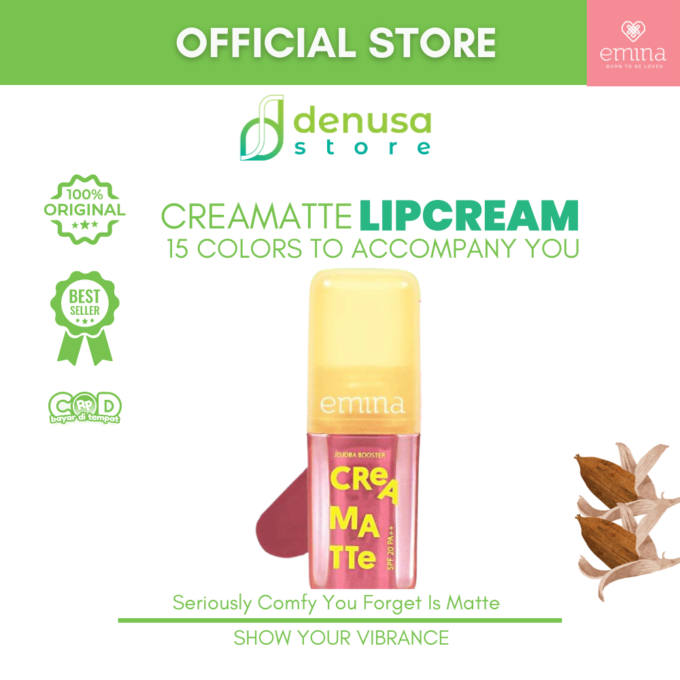 Emina Creamatte SPF20 PA++ Pk21 Fuzzy Wuzzy 4 g