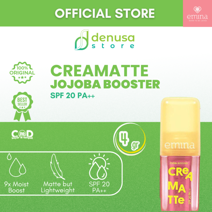 Emina Creamatte SPF20 PA++ Pk21 Fuzzy Wuzzy 4 g