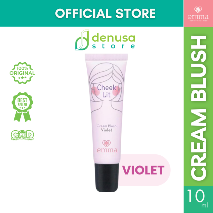 Emina Cheek Lit Cream Blush Violet 10 ml