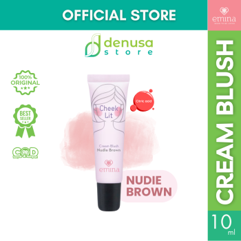 Emina Cheek Lit Cream Blush Nudie Brown 10 ml