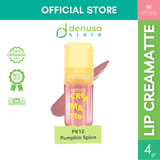 Emina Creamatte SPF20 PA++ Pk12 Pumpkin Spice 4 g