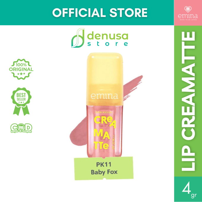 Emina Creamatte SPF20 PA++ Pk11 Baby Fox 4 g