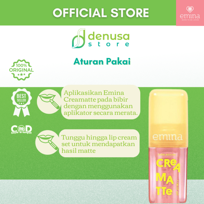 Emina Creamatte SPF20 PA++ Pk11 Baby Fox 4 g