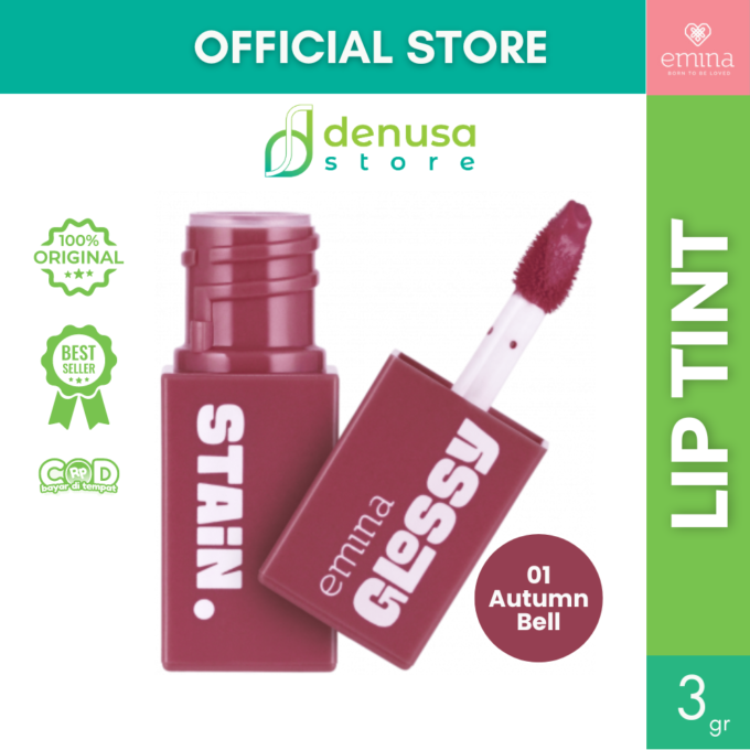 Emina Glossy Stain Blendable Lip Tint 01 Autumn Bell 3 g