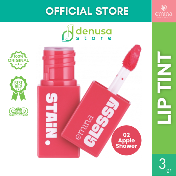 Emina Glossy Stain Blendable Lip Tint 02 Apple Shower 3 g