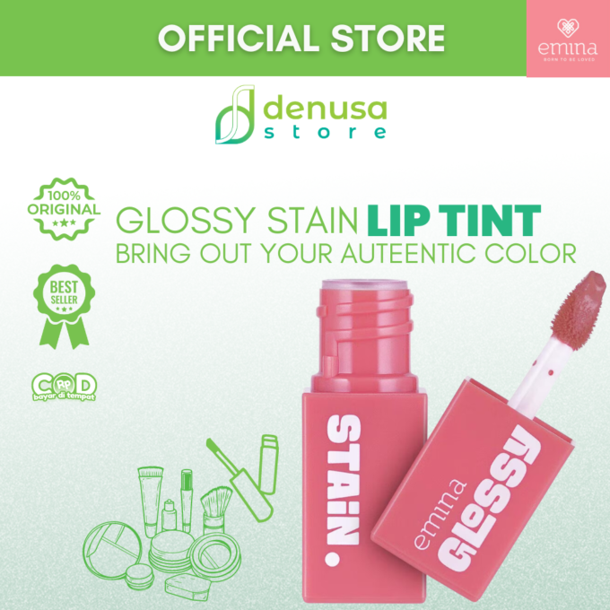 Emina Glossy Stain Blendable Lip Tint 07 French Vanilla 3 g