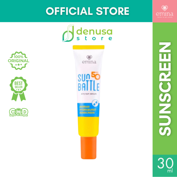 Emina Sun Battle Barrier Hydraburst Sunscreen SPF50 PA++++ 30 ml