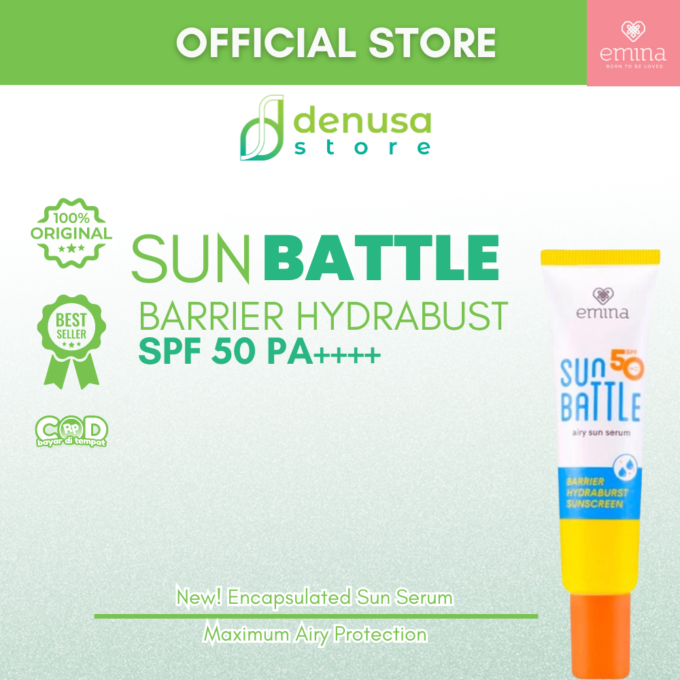 Emina Sun Battle Barrier Hydraburst Sunscreen SPF50 PA++++ 30 ml