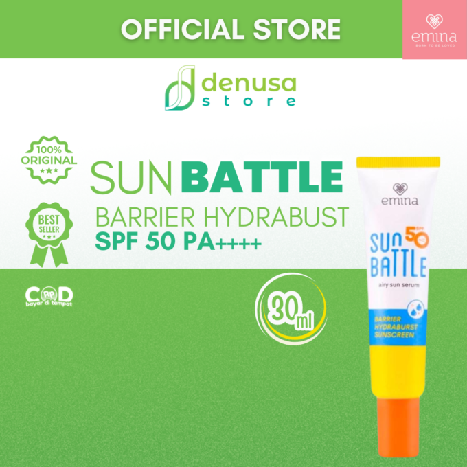 Emina Sun Battle Barrier Hydraburst Sunscreen SPF50 PA++++ 30 ml