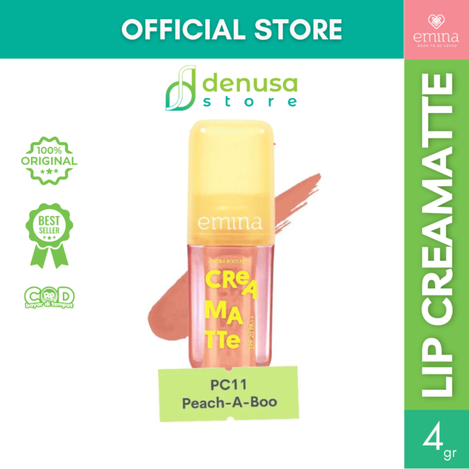 Emina Creamatte SPF20 PA++ PC11 Peach A Boo 4 g