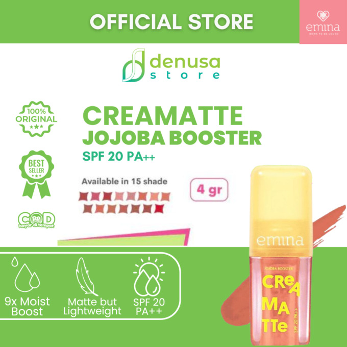 Emina Creamatte SPF20 PA++ PC22 Coral Crush 4 g