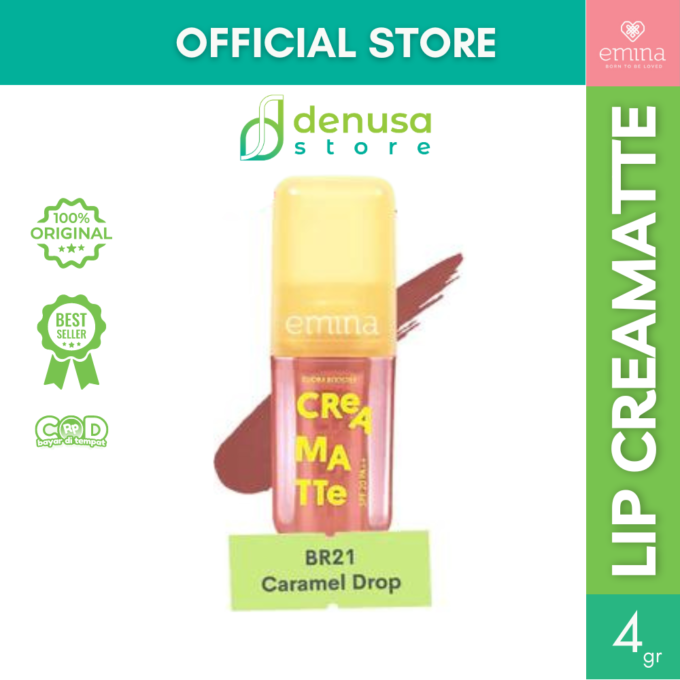 Emina Creamatte SPF20 PA++ BR21 Caramel Drop 4 g