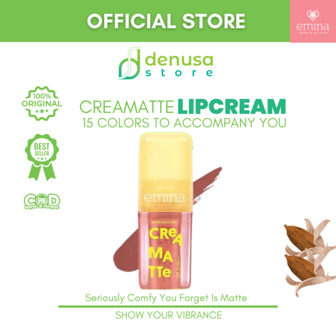 Emina Creamatte SPF20 PA++ BR21 Caramel Drop 4 g