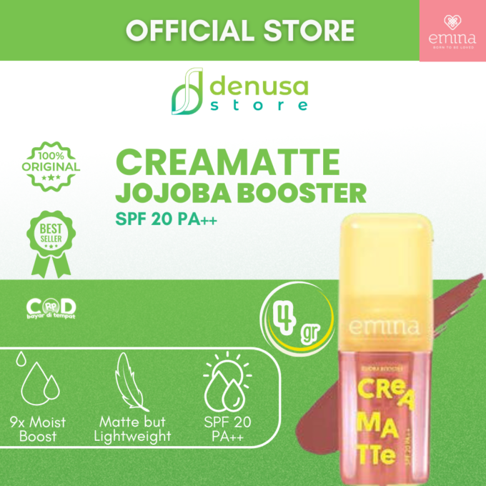 Emina Creamatte SPF20 PA++ BR21 Caramel Drop 4 g