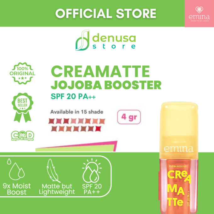 Emina Creamatte SPF20 PA++ OR22 Sunset Blaze 4 g