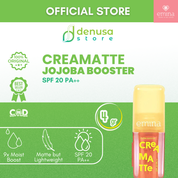 Emina Creamatte SPF20 PA++ OR22 Sunset Blaze 4 g