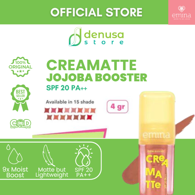 Emina Creamatte SPF20 PA++ BR11 Hazel Flutter 4 g