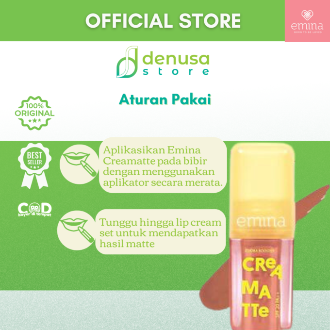 Emina Creamatte SPF20 PA++ BR11 Hazel Flutter 4 g