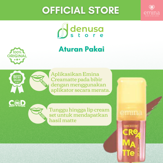 Emina Creamatte SPF20 PA++ BR23 Rouge Cocoa 4 g