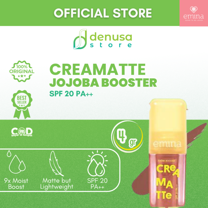 Emina Creamatte SPF20 PA++ BR23 Rouge Cocoa 4 g