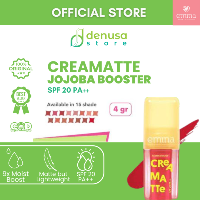 Emina Creamatte SPF20 PA++ RD22 Cherry Bomb 4 g