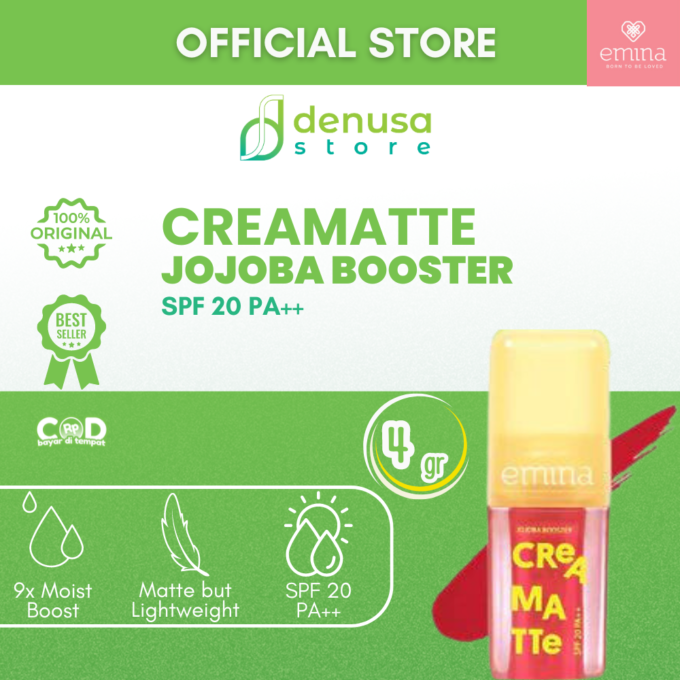 Emina Creamatte SPF20 PA++ RD22 Cherry Bomb 4 g