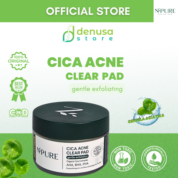 NPURE Cica Acne Clear Pad Gentle Exfoliation 100gr