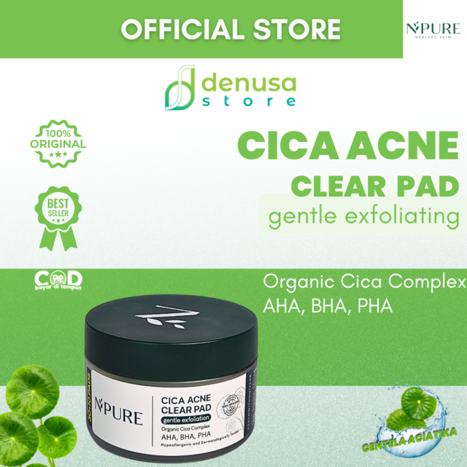 NPURE Cica Acne Clear Pad Gentle Exfoliation 100gr