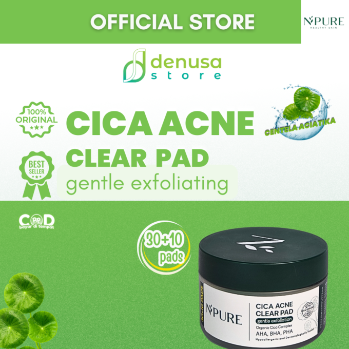 NPURE Cica Acne Clear Pad Gentle Exfoliation 100gr