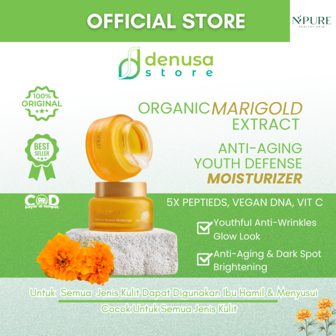 NPURE Marigold Anti Aging Youth Defense Moisturizer 30gr