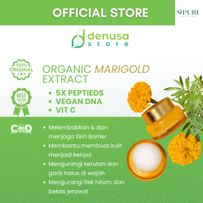 NPURE Marigold Anti Aging Youth Defense Moisturizer 30gr