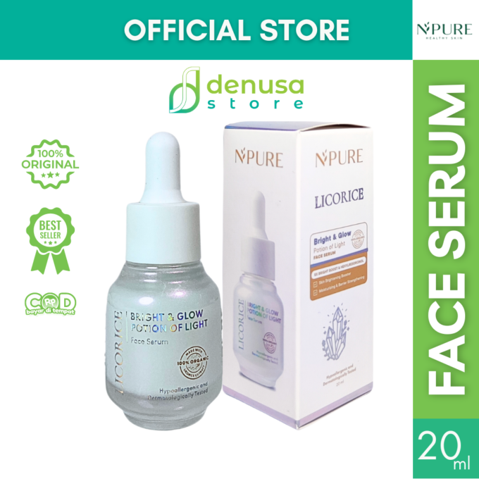 NPURE Licorice Bright n Glow Potion Of Light Face Serum 20ml