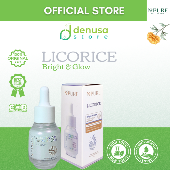 NPURE Licorice Bright n Glow Potion Of Light Face Serum 20ml