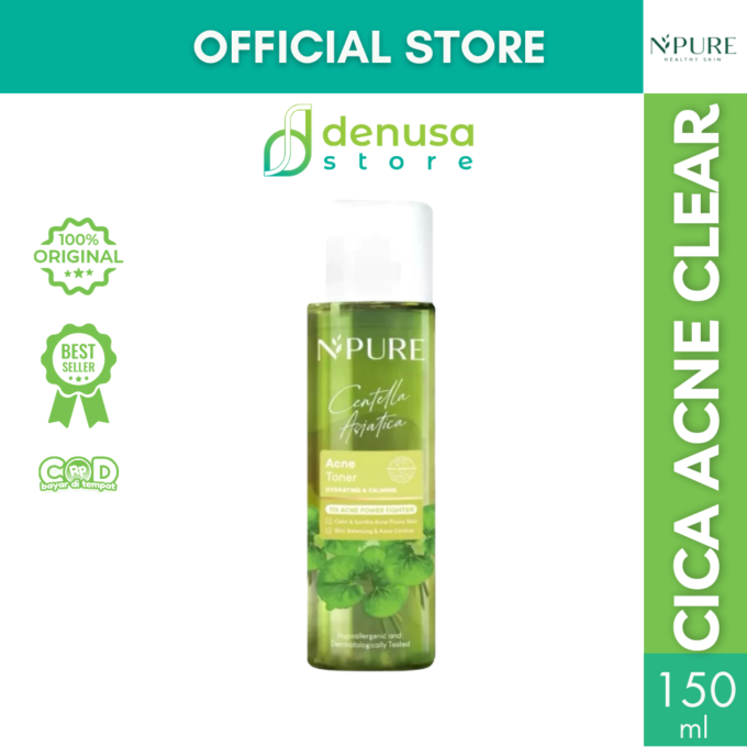 NPURE Centella Asiatica Acne Clear Hydrating and Calming Toner 150ml