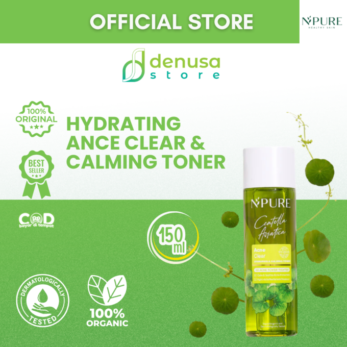 NPURE Centella Asiatica Acne Clear Hydrating and Calming Toner 150ml